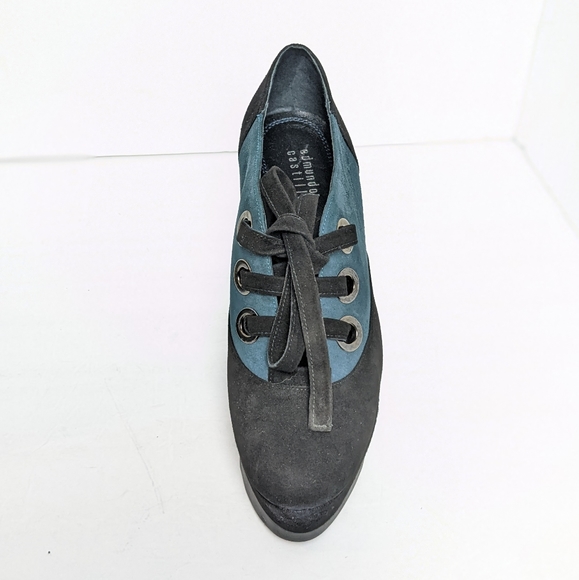 Edmundo Castillo two tone suede wedges - Picture 9 of 16